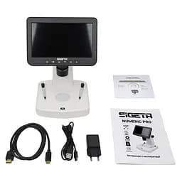 Цифровий мікроскоп SIGETA Numeric Pro 10x-300x 5 MP 7" LCD (65512) - мініатюра 8