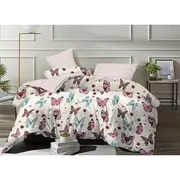 Комплект постельного белья TAG Tekstil с компаньоном Семейный Разноцветный 000142296 (S346)