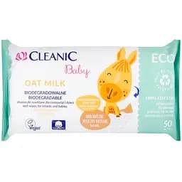 Вологі серветки Cleanic Baby Eco Oat Milk 50 шт.