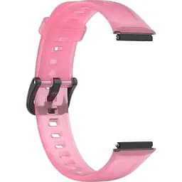 Силіконовий ремінець Becover Crystal Style для Huawei Band 7/Honor Band 7 Pink (709433)