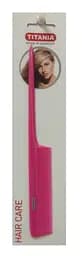 Гребінець-планка Titania з пластиковою ручкою, 20,5 см, малиновий (1808-6 малин)