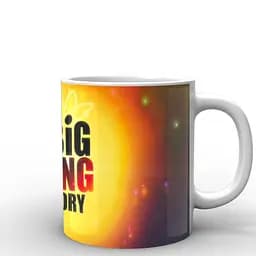 Кухоль GeekLand Теорія великого вибуху The Big Bang Theory напис різнокольоровий BB.002.15 330 мл білий