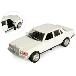 
Машинка металева Mercedes-Benz W123 1:32 інерційна гумові колеса 12 см - мініатюра 5