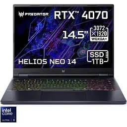 Игровой ноутбук Acer Predator Helios Neo 14 PHN14-51-91WC Ultra 9 185H 51GHz, IPS, 32GB LPDDR5X, 1TB, RTX 4070