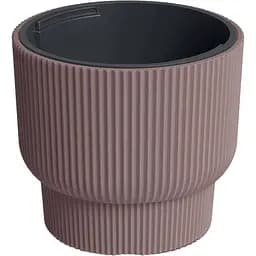  Кашпо для квітів Prosperplast Milly круглий на підставці 300 мм марсал