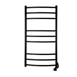 Полотенцесушитель UNIO LDE ER 1000-500-9 BLK Лестница Дуга Элит черная (21557)