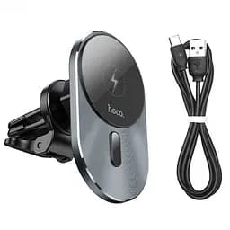 Автотримач із бездротовою зарядкою Hoco CA91 Magic Car Wireless Charger (753465) [64185] - мініатюра 3