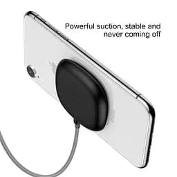 Заряджання QI BASEUS Suction Cup 10W (WXXP-01) бездротове чорне - мініатюра 3