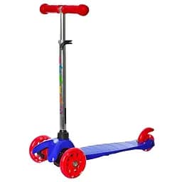 Детский самокат iTrike 29х11х59-68 см Красно-синий 000222742