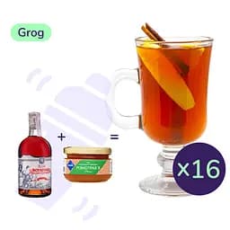 Коктейль Grog (набір інгредієнтів) х16 на основі Botafogo