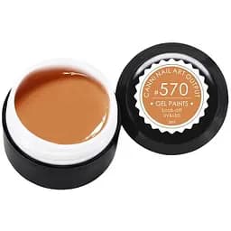 Гель-фарба Canni №570, 5 мл помаранчево-карамельна