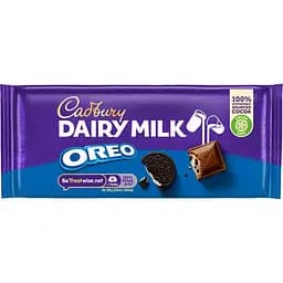 Шоколад молочний Cadbury Dairy Milk Oreo з печивом 120 г