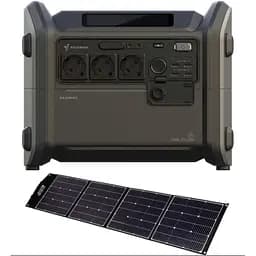 Комплект Зарядна станція Segway Cube 1000 / 2200 Вт / 1024 Вт⋅год / LiFePO4 + Сонячна панель 200 Вт (AA.13.04.02.0004-SET200)