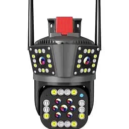 Wi-Fi відеокамера Yoso YO-IPC49D6MP50 PTZ 2.8mm V380 з трьома об'єктивами SD/карта