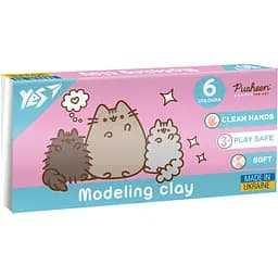 Пластилин Yes Pusheen 6 цветов 120 г (540651)