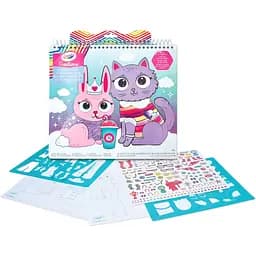 Розмальовка Crayola Creations Pet Fashion Studio, з наліпками та трафаретами, 40 сторінок (04-1173) - мініатюра 2