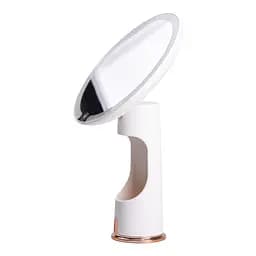 Косметичне дзеркало з LED-підсвіткою та органайзером 18,5 см, білий Yiwu HP-10-1AW - мініатюра 2