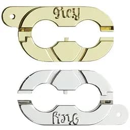 Головоломка з металу Huzzle Keyring 2 зірки 515018 - мініатюра 3