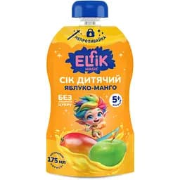 Уценка. Набор сок детский Elfik Magic Яблоко-манго 175 мл 6 шт.