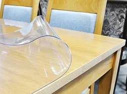 М'яке скло Прозора силіконова скатертина на стіл Soft Glass Захист для меблів 2.6х1.0м (товщина 1.5 мм) - мініатюра 4