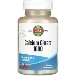 Аминокислота KAL Calcium Citrate 1000 mg, 90 таблеток vit0004006