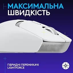 Бездротова миша Logitech G309 Lightspeed Wireless White (910-007207) - мініатюра 9
