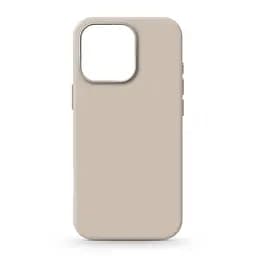 Силиконовый чехол для Apple iPhone 16 Pro, ICON2 Case, бежевый, противоударный, панель, защита всего корпуса, матовая поверхность Soft Touch, выступает над дисплеем, совместим с защитными стеклами и пленками, с микрофиброй, ArmorStandart (ARM79635)