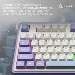 Клавіатура Ajazz AK980 V2 Gift Switch V2 Purple White Blue (AK980-V2-G-PWB) - мініатюра 12