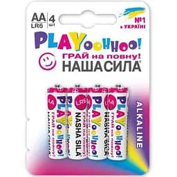 Батарейка НАША СИЛА PLAY AA (LR6) 4 на блистере 3106 (6922363163106)