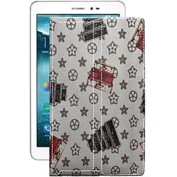 Чохол StatusCASE з екошкіри для планшету Huawei MediaPad T1 8 LTE Луі-Вітон-білий