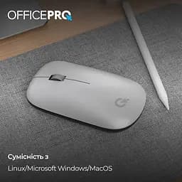 Миша OfficePro M225S Silent Click Wireless Silver [144298] - мініатюра 12