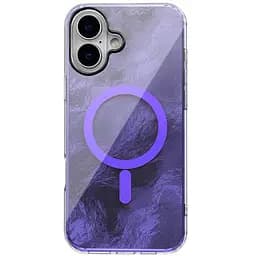 Чохол Epik TPU Shiny Mountain MagFit для Apple iPhone 16, 6.1 Purple