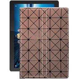 Чохол StatusCASE з екошкіри для планшету Lenovo Tab M10 X605L LTE Коричневий ромб