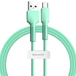 Кабель Baseus Silica Cable USB to Type-C 1m CATGJ-06 Green