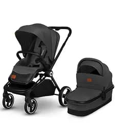 Універсальна коляска 2 в 1 Lionelo Mika Grey Graphite, темно-сіра (LO-MIKA 2IN1 GREY GRAPHITE) - мініатюра 7