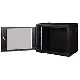 Шафа настінна Hypernet 9U 19 600x600 ProLine (PL-WMNC66-9U-BLACK) - мініатюра 4