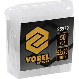 Леза змінні до рубанка 25977 VOREL трапецієподібні 52х20 мм (25979) - мініатюра 4