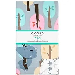 Підковдра полуторна Cosas Gray Wolf 155х215см (GrayWolf_StarsClear_155q)