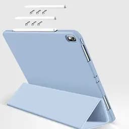 Чохол-книжка BeCover Tri Fold Soft TPU Silicone для Apple iPad Air 4/5 2020/2022 10.9" Light Blue (708510) - мініатюра 4