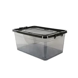 Контейнер Asude Plastik 80 л чорний прозорий (ASD149-F)