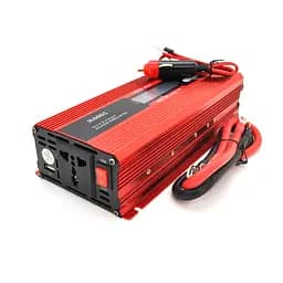 Инвертор напряжения UKC+LCD 2000ВА(1200Вт) 12/220V approximated 1 универсальная розетка клеммы