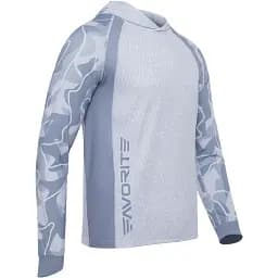 Реглан Favorite Hooded Jersey Universal XL Sun protect Light grey - мініатюра 2