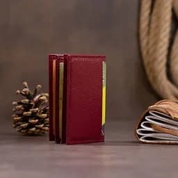 Візитниця-книга ST Leather 19218 бордова - мініатюра 10