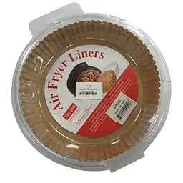 Бумажные вкладыши круглые для аэрофритюрницы Air Fryer Liners 50 шт термостойкие 160×45 мм Коричневый