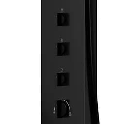 Душова панель Corsan Neo black з виливом S060MBLW, Чорний матовий - мініатюра 4