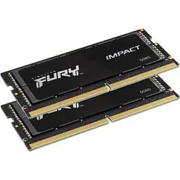 Модуль пам'яті для ноутбука SoDIMM DDR5 32GB (2x16GB) 4800 MHz Kingston Fury (ex.HyperX) (KF548S38IBK2-32) - мініатюра 2