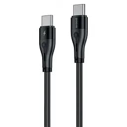 Кабель Proove Soft Silicone Type-C to Type-C 60W (2m) black