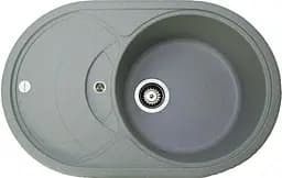 Кухонная мойка Adamant Shell 770x495x200 светло-серый 248223, Серый