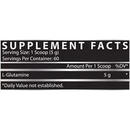 Амінокислота Nutrex Research Glutamine Drive Black 300 г - мініатюра 2