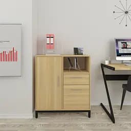 Тумба офісна L-800 combi Loft Design (Дуб Борас)